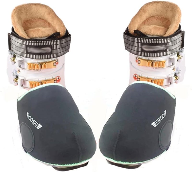 IGOSKI SKI Boot & Shoe Covers Water Resistant and Washable Ski Boot Covers Keep Dry and Warm - Image 1